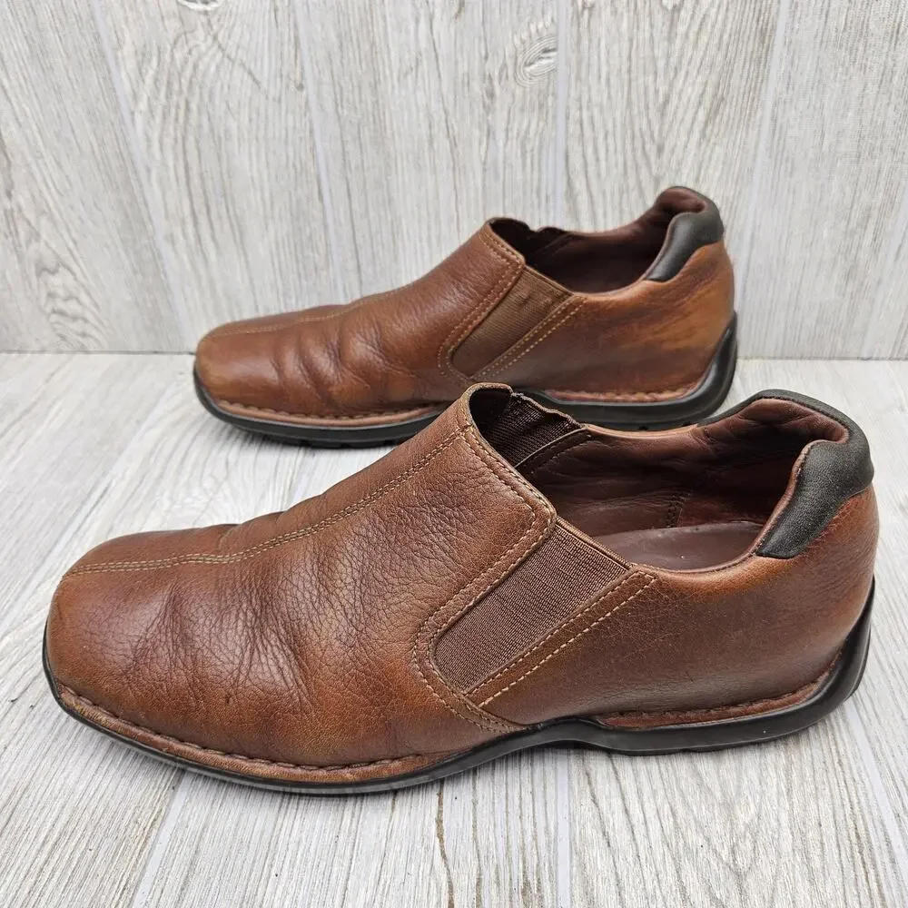 Cole Haan Shoes Mens Size‎ 9 Medium Brown Leather Slip On Loafers Comfort Casual